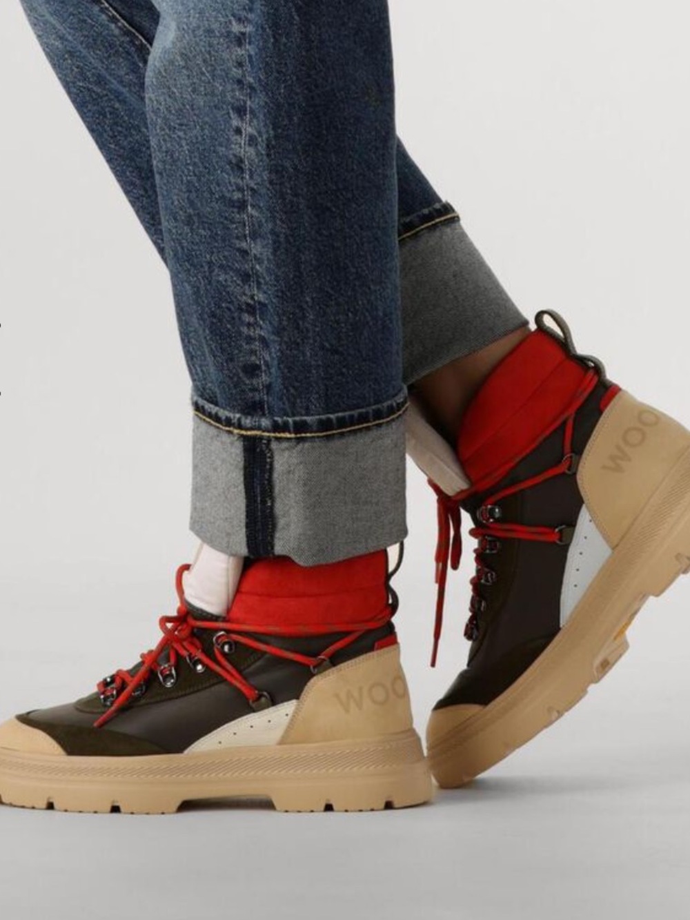Woolrich Logo Patch Military Boots